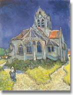 ゴッホ　オヴェールの教会
